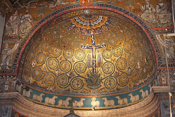 apse mosaic Basilica di San Clemente al Laterano