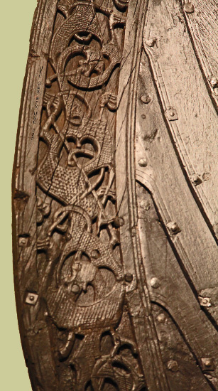 Osebergskipet – Oseberg Ship detail