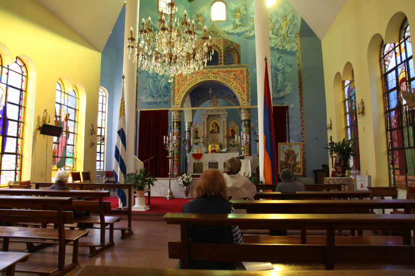 Armenian Catholic Cathedral of Our Lady of Bzommar in Montevideo in Uruguay